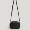 Sac à bandoulière effet cuir avec logo