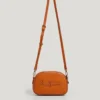 Sac à bandoulière effet cuir avec logo