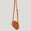 Sac à bandoulière effet cuir avec logo
