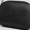 Sac à bandoulière effet cuir avec logo