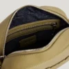 Sac à bandoulière effet cuir avec logo