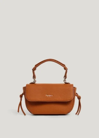 Sac à bandoulière effet cuir avec rabat