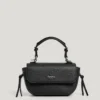 Sac à bandoulière effet cuir avec rabat