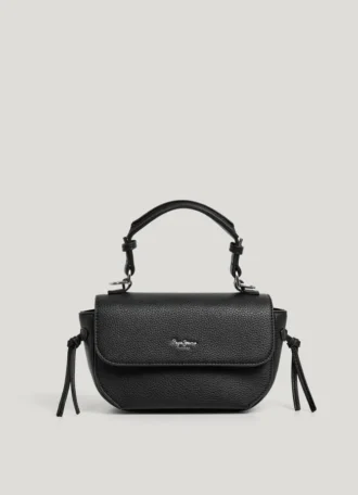 Sac à bandoulière effet cuir avec rabat