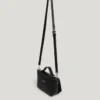 Sac à bandoulière effet cuir avec rabat