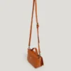 Sac à bandoulière effet cuir avec rabat