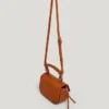 Sac à bandoulière effet cuir avec rabat
