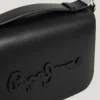 Sac à bandoulière effet cuir avec rabat