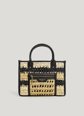 Sac à bandoulière en raphia