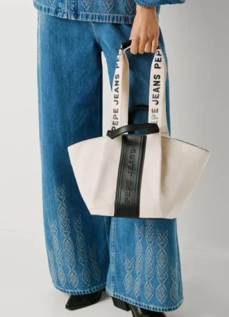 Sac cabas avec logo en relief