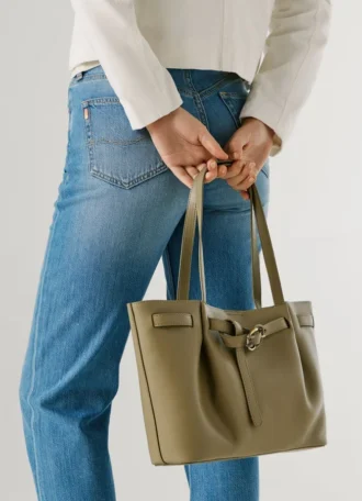 Sac cabas effet cuir
