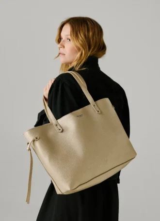 Sac cabas effet cuir