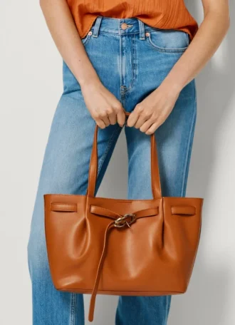 Sac cabas effet cuir