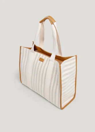 Sac cabas à rayures
