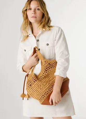 Sac fourre-tout en raphia