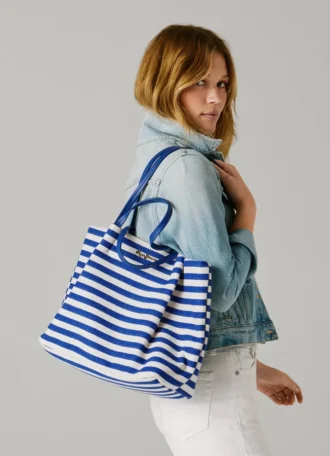 Sac fourre-tout à rayures