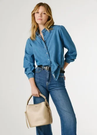 Sac seau effet cuir