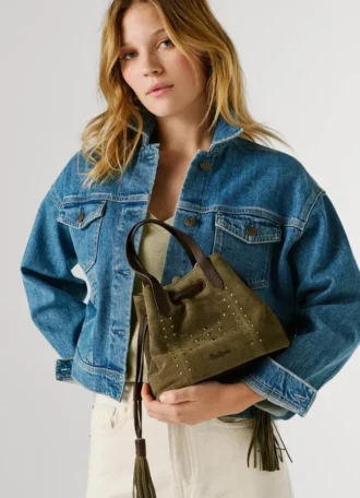 Sac seau en daim