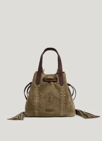 Sac seau en daim