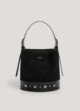 Sac seau en daim