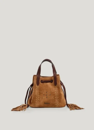 Sac seau en daim