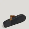 Sandales plates en daim Sandales plates en daim