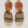 Sandales plates en jute Sandales plates en jute