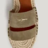 Sandales plates en jute Sandales plates en jute