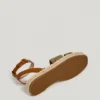 Sandales plates en jute Sandales plates en jute