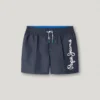 Short de bain avec logo imprimé Short de bain avec logo imprimé