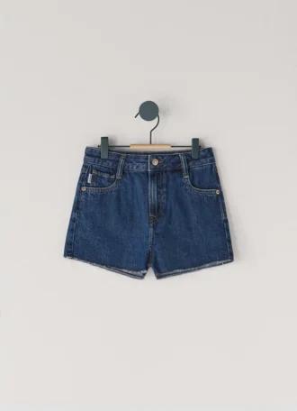 Short en denim coupe décontractée