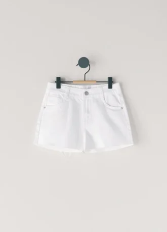 Short en denim coupe décontractée