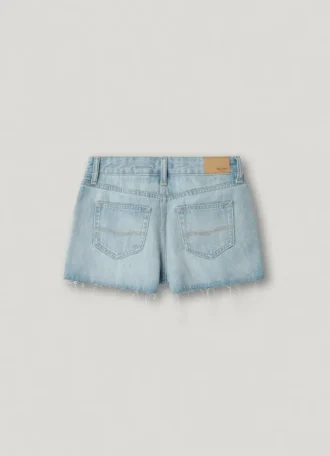 Short en denim coupe décontractée