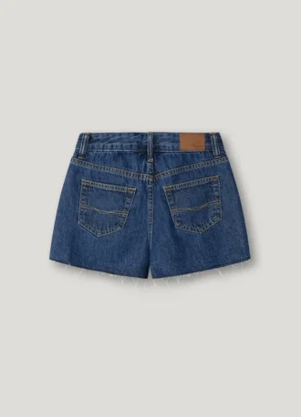 Short en denim coupe décontractée