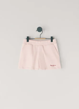 Short en molleton avec logo imprimé