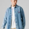 Surchemise en denim coupe ample