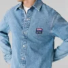 Surchemise en denim coupe ample