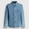 Surchemise en denim coupe ample