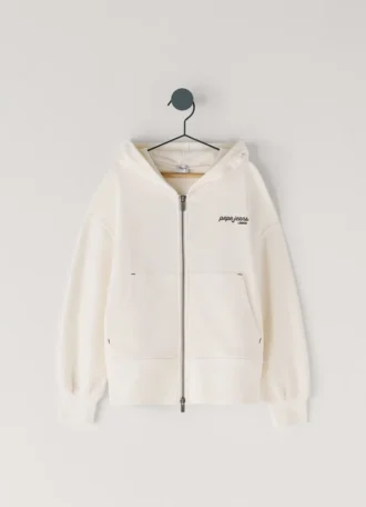 Sweat à capuche zippé coupe ample