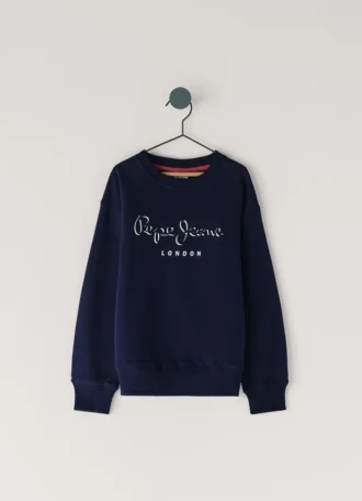 Sweat-shirt ample à imprimé logo