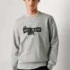 Sweat-shirt à col rond et coupe classique Sweat-shirt à col rond et coupe classique