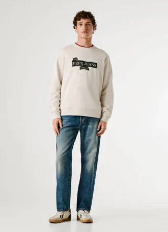 sweat shirt col rond et coupe classique 2 10 330x456 - Sweat-shirt &agrave; col rond et coupe classique