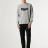 Sweat-shirt à col rond et coupe classique Sweat-shirt à col rond et coupe classique