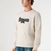 Sweat-shirt à col rond et coupe classique