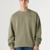 Sweat-shirt à col rond et logo