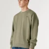 Sweat-shirt à col rond et logo