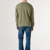 Sweat-shirt à col rond et logo