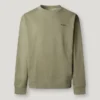 Sweat-shirt à col rond et logo