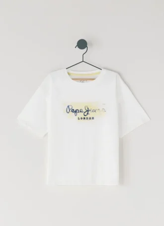 T-shirt ample avec logo imprimé
