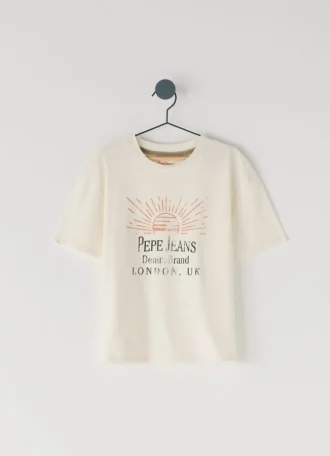 T-shirt ample avec logo imprimé